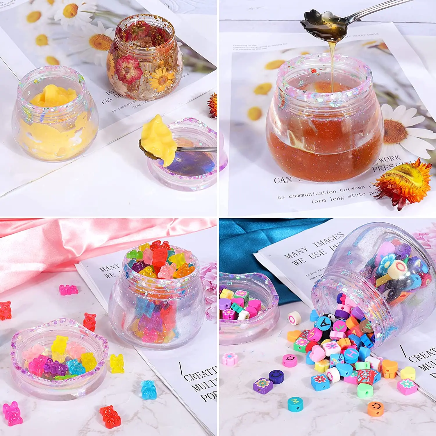 Make this unique resin jar with our premium ResinLid™ Jar Mold ! Perfect gift for your loved ones or you can make the beautiful resin jar just to decorate your space !