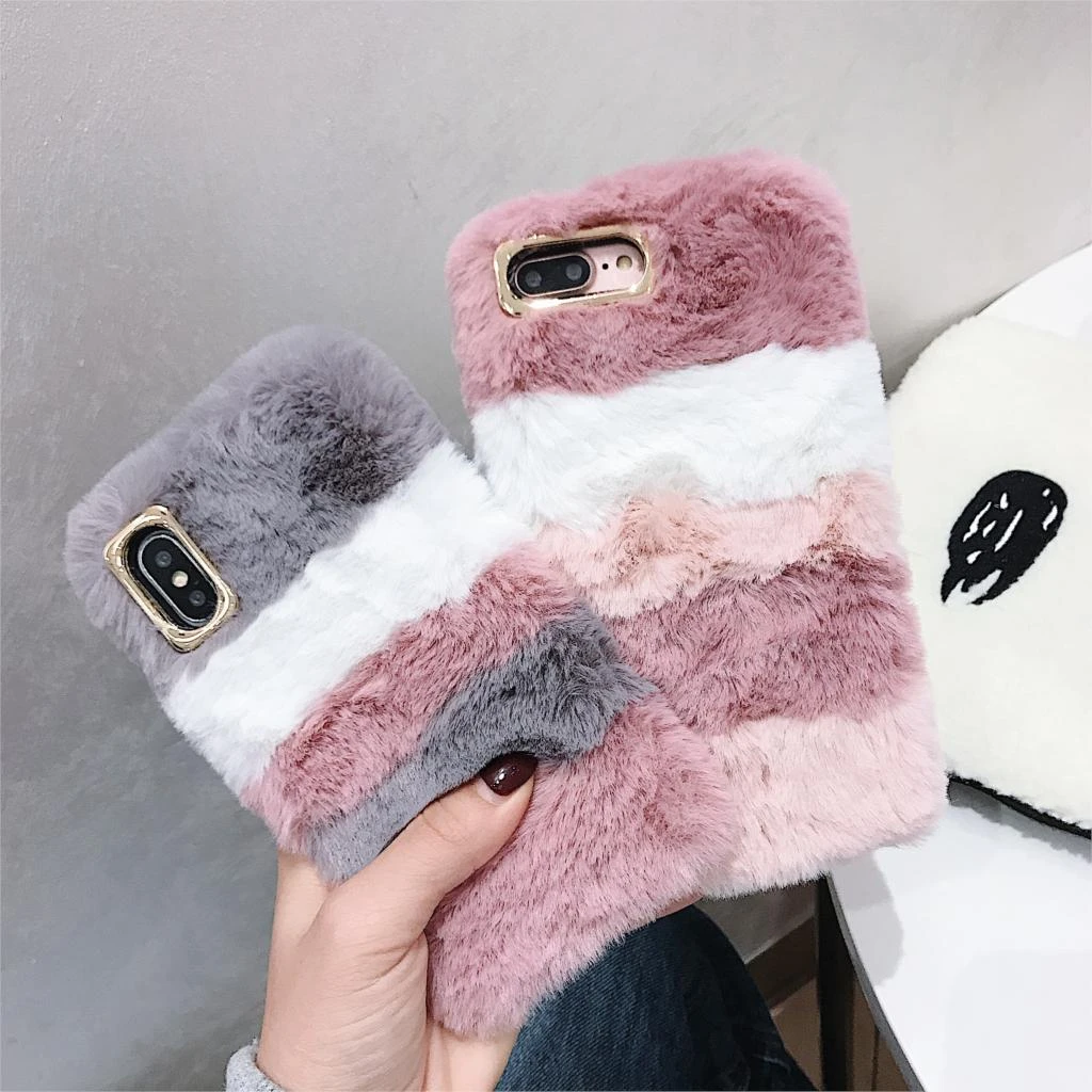 Plush Fur Case For Samsung Galaxy J4 Core J2 Pro J3 17 16 15 J1 Mini Prime Ace G530 Warm Stripe Cover Phone Case Covers Aliexpress