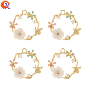 

Cordial Design 50Pcs 20*21MM Jewelry Accessories/Hand Made/Charms/Paint Effect/Imitation Pearl/DIY Part/Pendant/Earring Findings