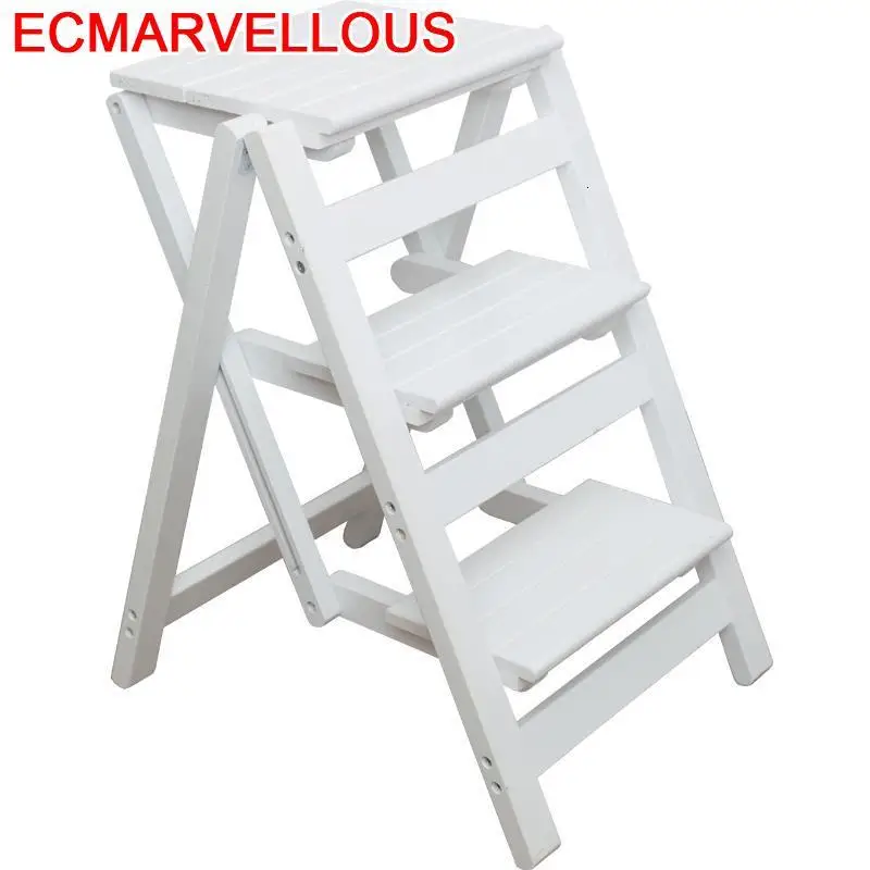 Оттоманский Маленький стул Escalon Plegable Крытый Echelle Pliante складной кухонный