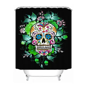 

Rock skull Bathroom Waterproof Shower Curtain Mildewproof Waterproof Polyester Various Sizes