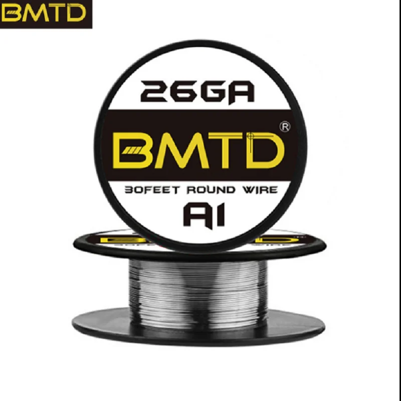 

BMTD A1 Heat Wire 30 feet for Rda Atomizer Rta Tank Vape Accessory 24GA-32GA Resistance Coil Wires