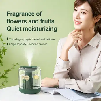 

1000ML Large Capacity Humidifier USB Humidifier Aroma Diffuser Cool Mist Maker Air for Home Office With LED Night Light