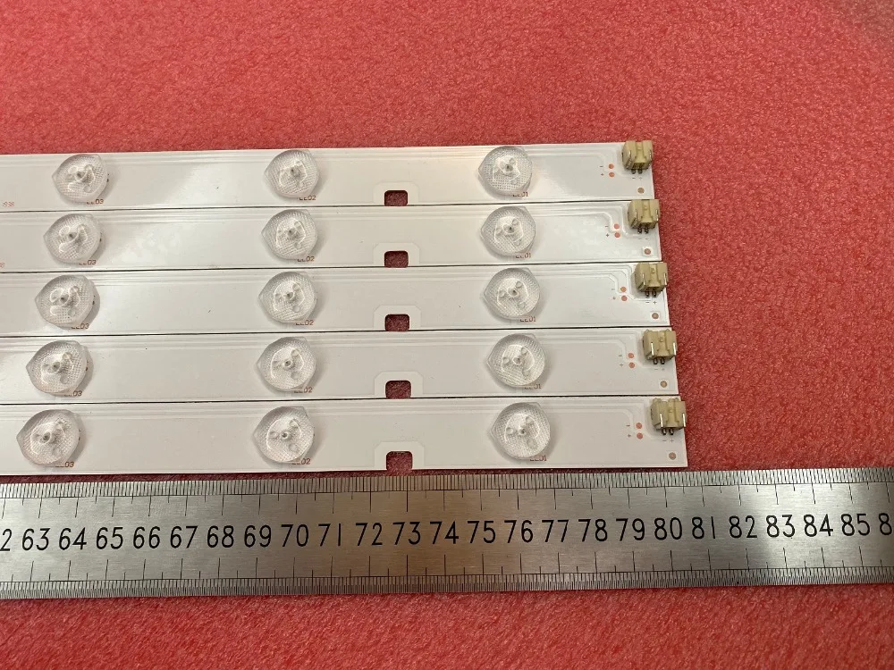 New Kit 10pcs LED Backlight Strip for TOSHIBA TV 40L2400D SVT400A94-REV03-R L