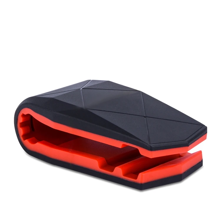 Red 1pcs Vehicle-mounted mobile phone bracket Universal Adjustable Mobile Phone Crocodile Clip Car Desk Stand Mount for mobile phone - Цвет: Red