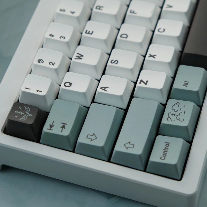 Chaves Gmk Novembro Nevoeiro Keycaps Cereja Perfil Pbt Tintura Sublimação Teclado Mecânico para mx Switch 61 64 87 104 108 145 - Imagem 5