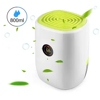 

800ML Electric Air Dehumidifier Mini Portable Air Dehumidifier for Home LED Display Electric Room Dehumidifier Purifier Machine
