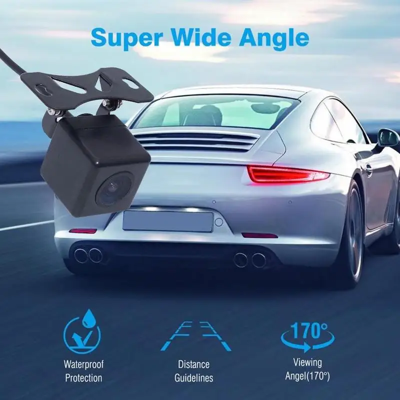 Новый светодиодный запись с камеры заднего обзора парковочная камера 170