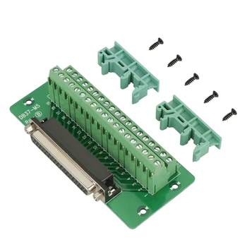 

DB37 Breakout Board DIN Rail Mount Module Female Header Terminal Block Connector