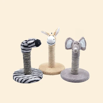 

Animal Creative Small Cat Climbing Frame Plush Sisal Cat Scratching Board Column Cat Supplies Pet toys