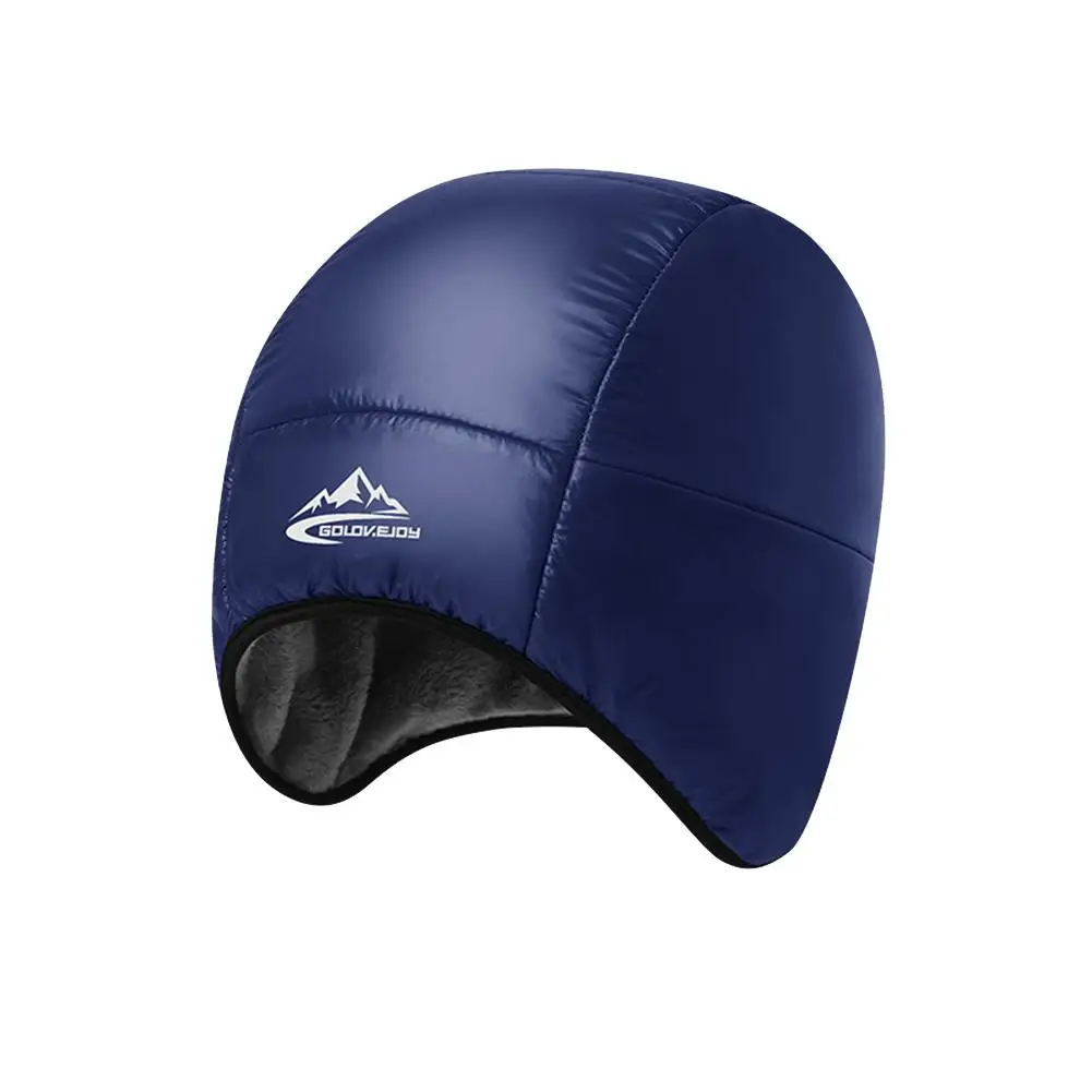 Navy Blue Уличная водонепроницаемая ветрозащитная Вельветовая шапка для альпинизма, лыжного спорта, зимняя Лыжная шапка - Цвет: Navy Blue