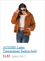 JAYCOSIN autumn and winter women's cotton collar vest loose fashion solid pocket zipper sleeveless vest casual warm jacket