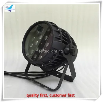 

E-8pcs with case rgbw 18x10W zoom led par light ip65 for studio christmas