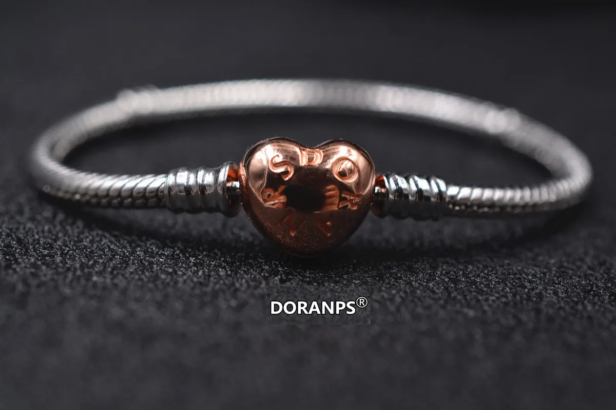 DORANPS Серебряная цепочка 925 амулеты Браслеты для женщин браслет Изготовление ювелирных изделий, 1pz