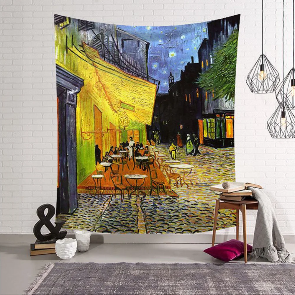 1PC Household Bedroom Tapestry Creative Printing Decorative Hanging Cloth Stylish Beach Towel Wall Shower Cu | Дом и сад