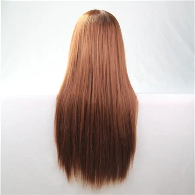 Synthetic Hair Wigs For Women Cosplay Wig 80 cm Straight Long Light Purple Wig With Bangs Pink Red Blue Blonde Brown Black Green - Image 18