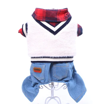 

Dog Pet Jumpsuit Hoodie Sweater Shirt 2-piece Set Cat Puppy Coat Jacket Spring/Autumn Clothing Apperal