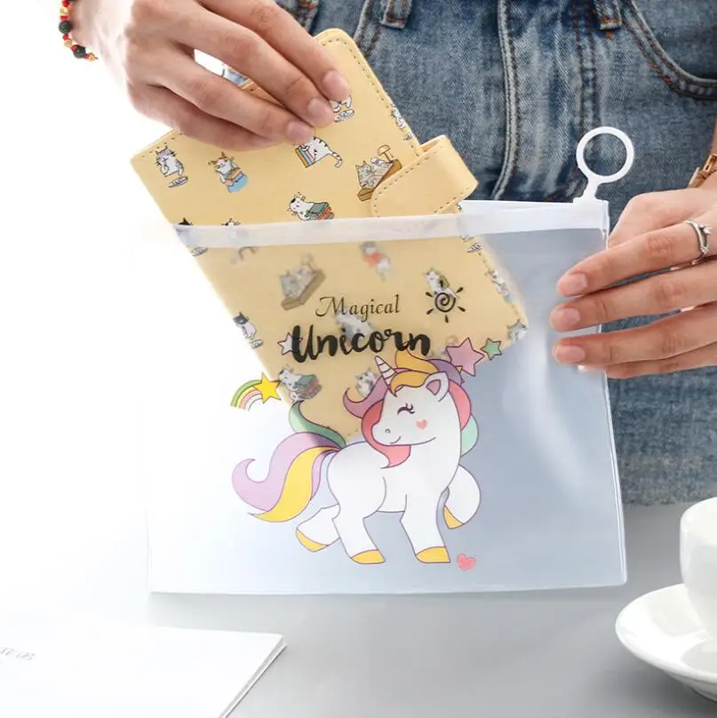 Pen Pencil Case Multi Style Leopard Unicorn Student File Storage Cosmetic
