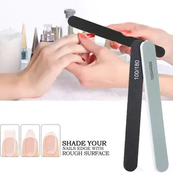 

12 Pcs Nail Art Sanding Sandpaper Nail Washable Nail Set Nail Tools Manicure Art Professional File Curved manicure Files Bu C8A1