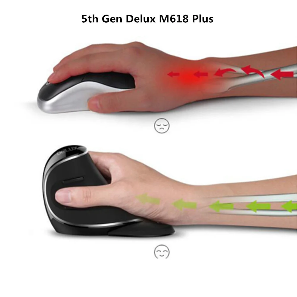 Delux wireless mouse mouse gamer
