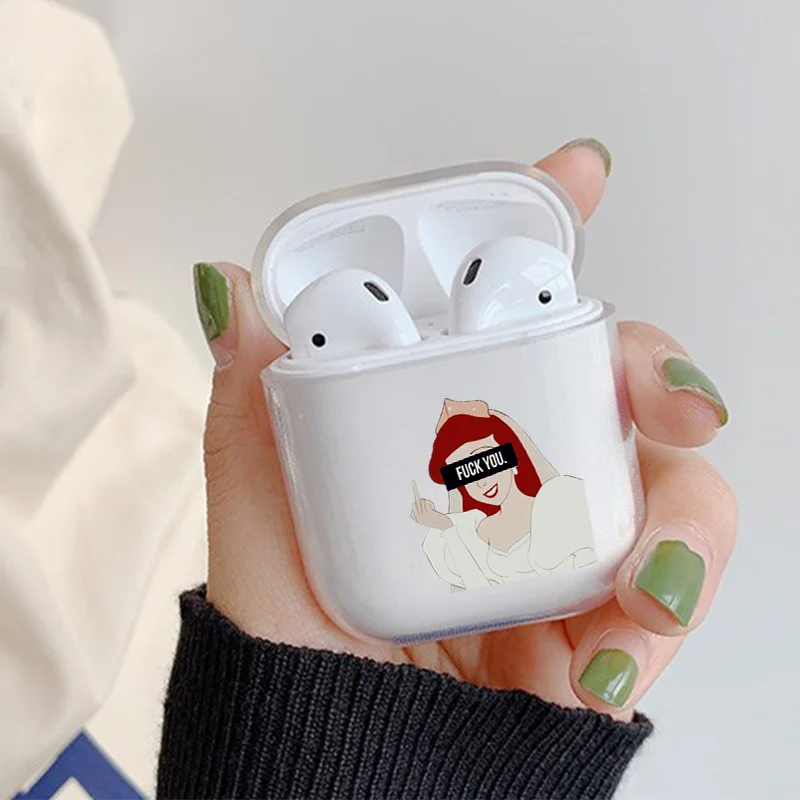 Наушники чехол для Apple Airpods 2/1 крышка милых тапочек в полоску с рисунком из мультфильма «холодное белое Мягкий силиконовый чехол Обложка для Airpod наушники Капа для воздуха в капсулах