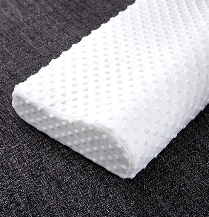 New White Sleep Pillow Memory Pillow Core Slow Rebound Health Promotion Sleep Pillow Comfortable Velvet Cotton Core Pillow