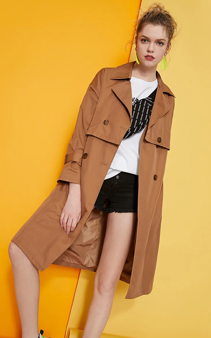 Vero Moda женский двубортный Тренч с лацканами | 319121522