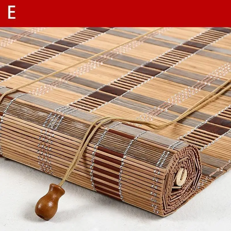 Рулонные затемняющие шторы для магазинов Fenetre Vouwgordijnen Rolety Rzymskie Bamboo Cortinas Persianas Rolgordijnen оконные шторы - Цвет: Number 11