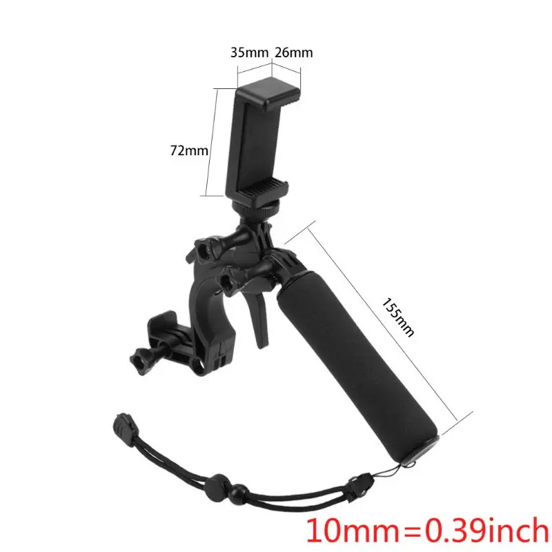 Поплавок пистолет триггер набор рукоятка для GoPro Hero 6 5 7 4 Sjcam Yi 4K h9 камера с зажимом для телефона штатив поплавок Go Pro крепление LX9A