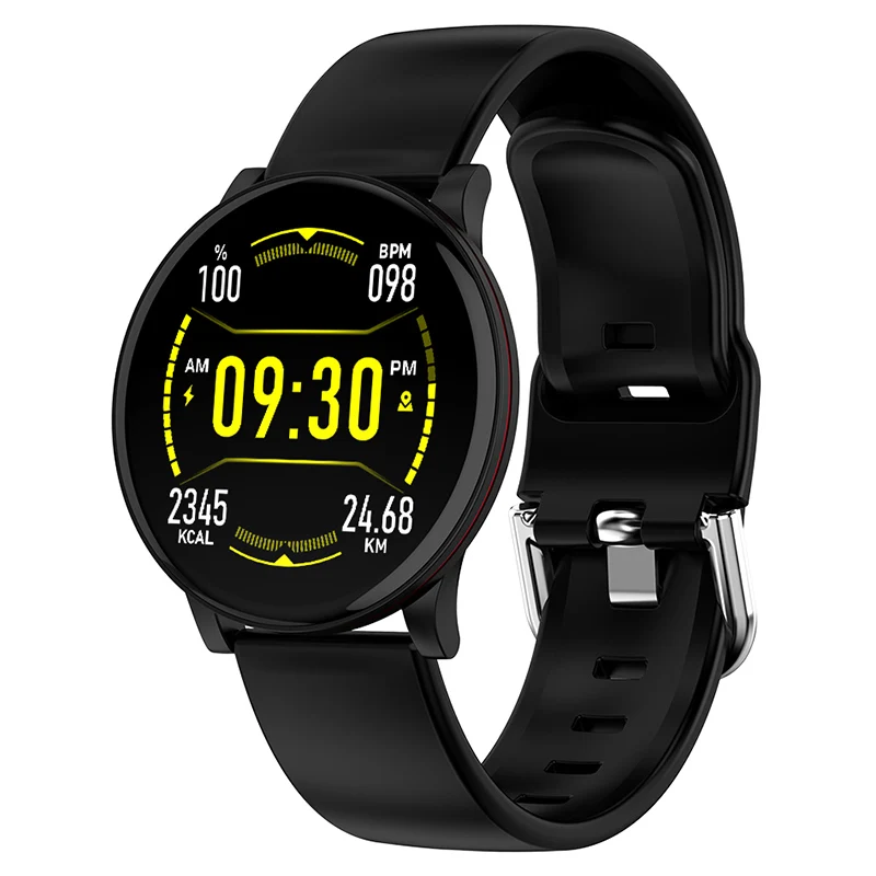 

W9 Full Screen Press Men Sport Pedometer Smart Watch IP68 Waterproof Fitness Tracker Heart Rate Monitor Women Clock Smartwatch