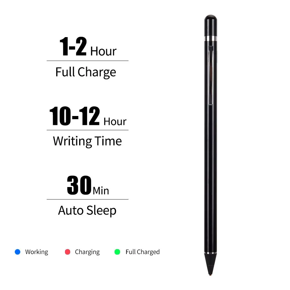 Стилус карандаш для планшета совместимый с Apple iPhone iPad Samsung Sony Lenovo Stylist 1 45 мм 12