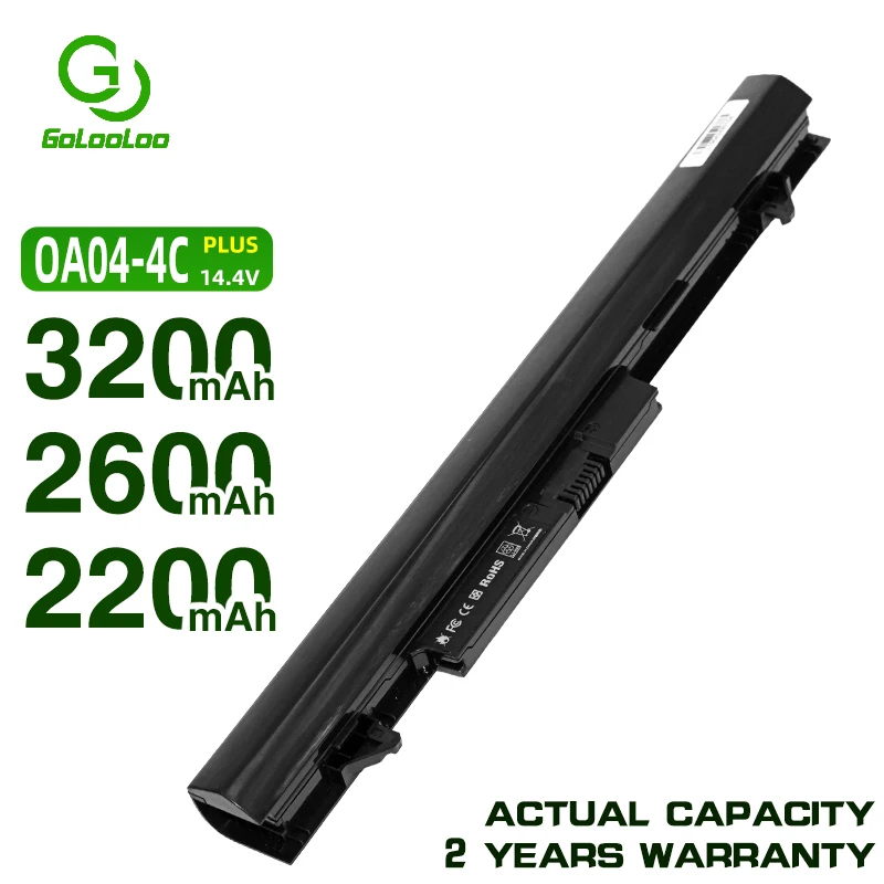 Gololoo 4 ячейки 14 В батарея для HP Pavilion 15 240 250 255 340 355 COMPAQ OA03 OA04 TPN-Q129 TPN-F112 TPN-Q130 hstnn-lb5s |