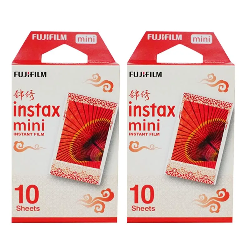 Fujifilm Instax Mini 8 Mini 9 пленка, двойной пакет FUJI мгновенные фотобумаги для мини 9 8 7s 70 90 25 камера SP1 SP2 Liplay принтер - Цвет: 20 Sheets Jinxiu