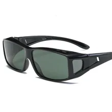 Зеленые поляризованные очки для вождения автомобиля унисекс HD Vision солнцезащитные очки Защита авто очки ночного видения водительские принадлежности антибликовые