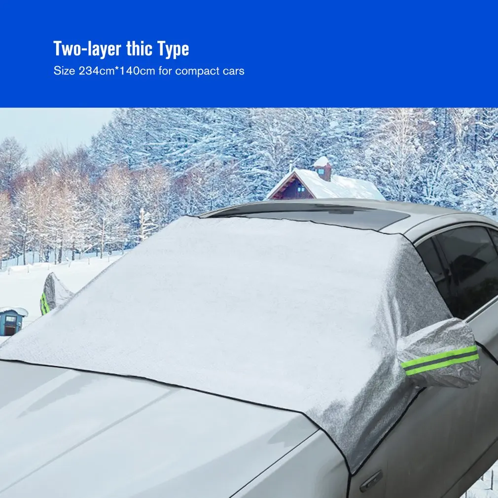 

Winter Car Windscreen Windshield Cover Heat Sun Shade Mat Anti Snow Frost Ice Shield Dust Protector Car styling