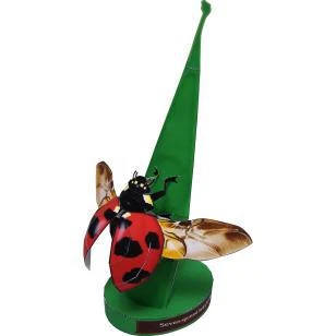 topo de bolo lady bug (7) - OrigamiAmi