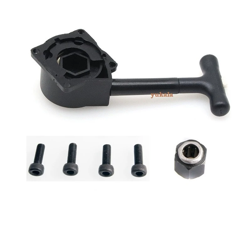 Nitro Engine Pull Starter Handle Recoil Start Kit for 1/10 1/8 HSP Nitro RC Car Nitro Engine Pull Starter Handle Recoil Start Kit for 1/10 1/8 HSP Nitro RC Car