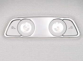 

For Audi A4 A5 S4 S5 B9 2017 2018 Car Rear Back Reading Light Lamp Panel Cover Trim Frame Sticker Interior Accessories