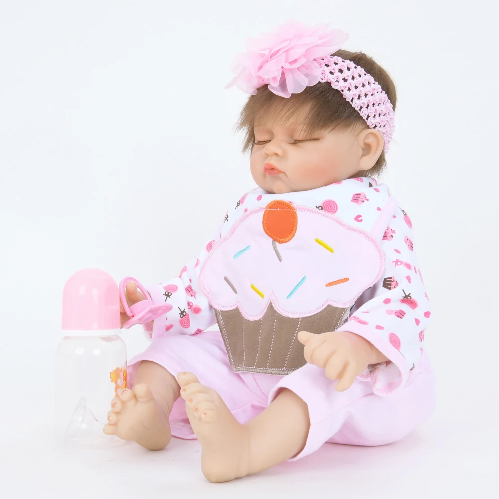 Дизайн 50 см эко-дружественные PP Coton тело Кукла Reborn ребенка перед сном Playmate раннее образование игрушки