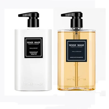 

2PCS Set Hair Conditioner Shampoo Amino Acid Shampoo Supple Silky Conditioner Straighten Hair Care Set