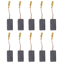 10 шт. портативная универсальная Угольная щетка для замены электроинструмента Простая установка медный мотор многофункциональные аксессуары электрическая дрель