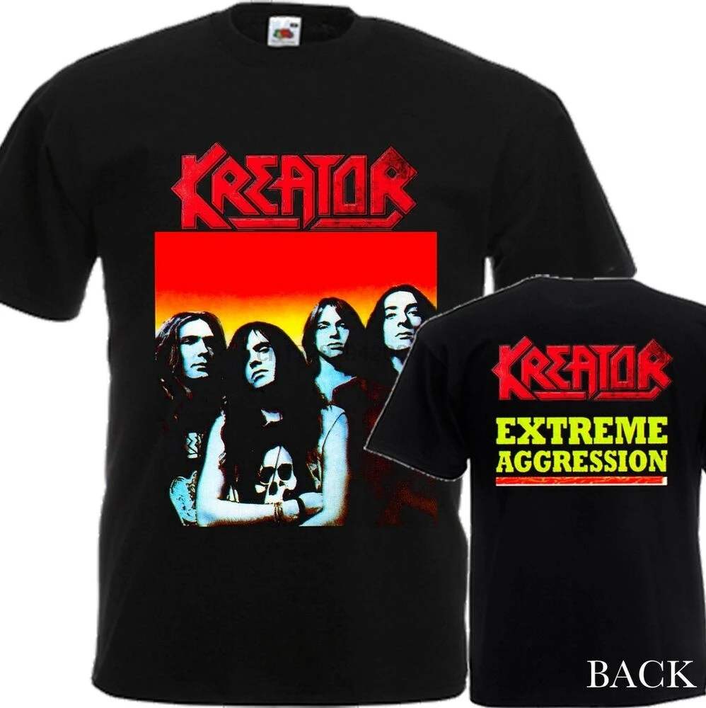Новая футболка KREATOR Extreme дтг с принтом экстремальной агрессии-S-6XL |