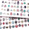 MixMax 50pcs/box Womens Rings Vintage Jewelry Mix Styles Party Favor Gifts Wholesale Lot with a Display Box Gold Silver Plated 6
