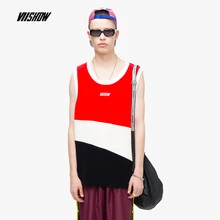 Летний мужской жилет крутой мужской уличный короткий жакет студенческий джемпер хип-хоп мужской жилет BC1339192