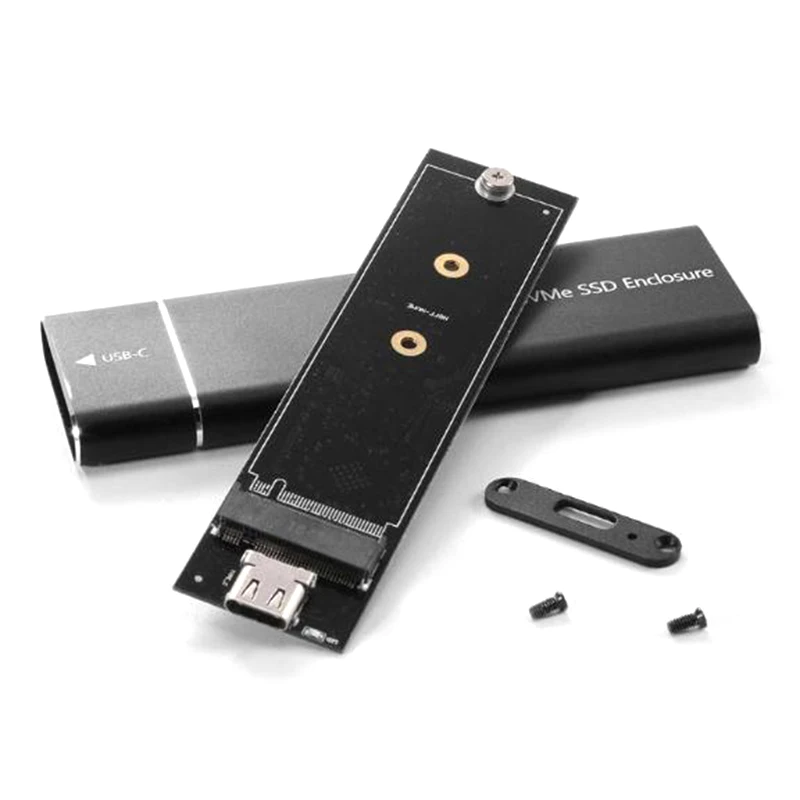  USB 3.1 zu M.2 NVME NGFF PCIe SSD Gehäuse NVME M2 M-Schlüssel zu Typ C Solid State Drive Adapter fa
