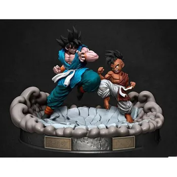 

1/6 Anime Dragon Ball Bust Super Saiyan Son Goku VS Majin Buu GK Statue PVC Action Figure Collection Model Toy M2635