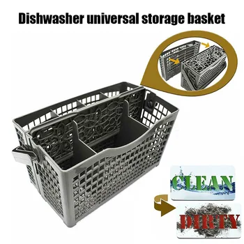 

Dishwasher Silverware Basket Universal Clean Dirty Magnets Sign Utensil Cutlery Holder L9