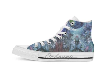 

Gratitude For The Earth And Sky breathable Casual High Top lace-up Canvas shoes sneakers Drop shipping