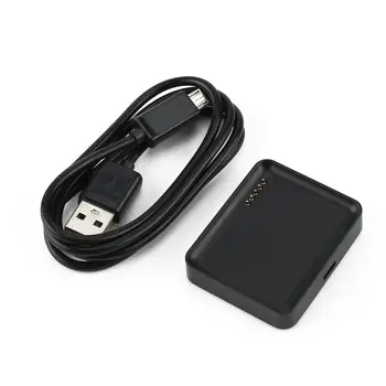 

Black Smartwatch Charging Cradle Dock For LG LG-W10 G Watch R W100 Smart Watch Battery Charger With Micro Usb Cable