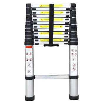 

High Quality Aluminum Stretchable Ladder Black & Silver